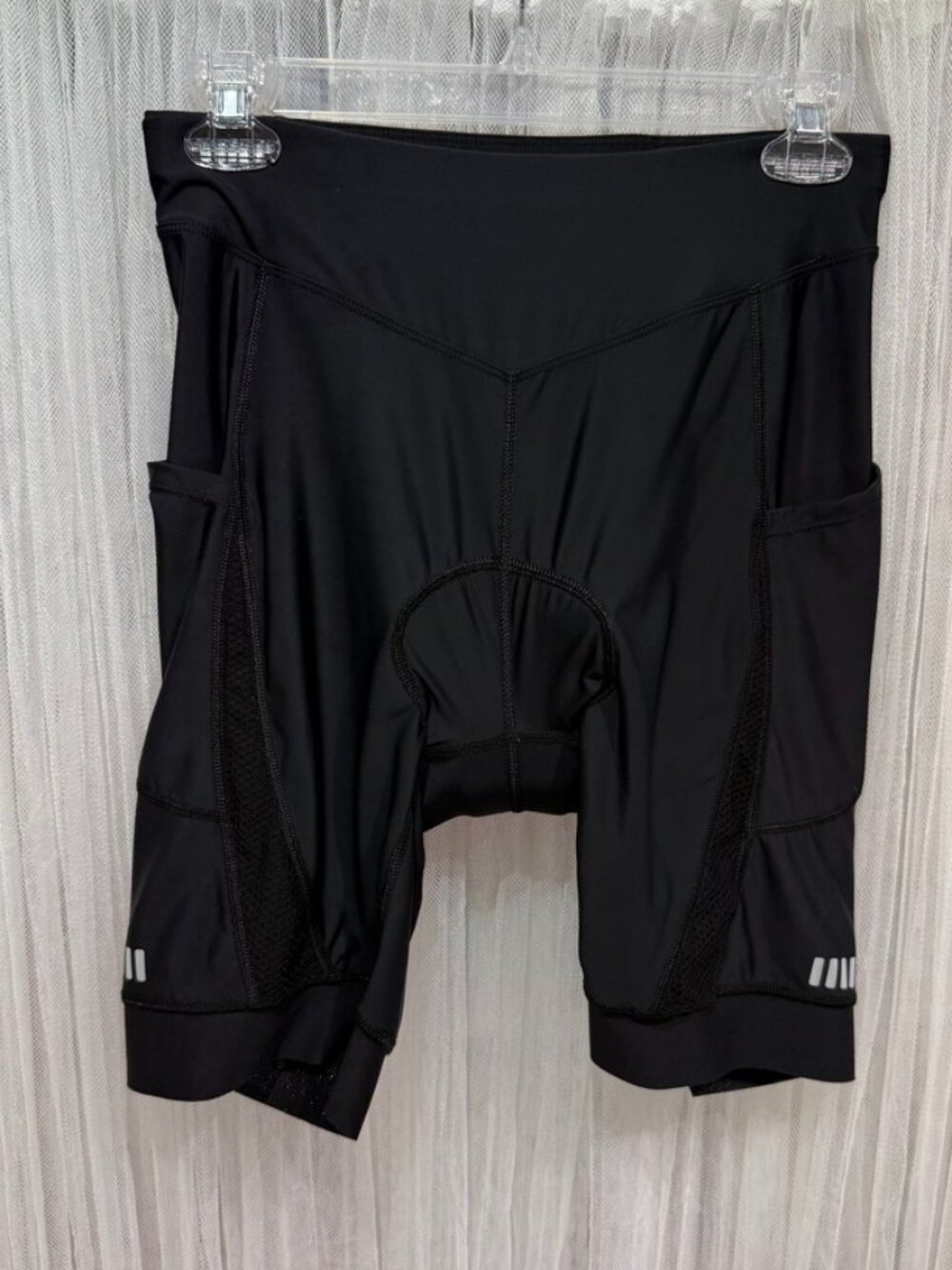 Heathyoga Women's Padded Cycling Shorts Black Size M Bike Bicycle Riding